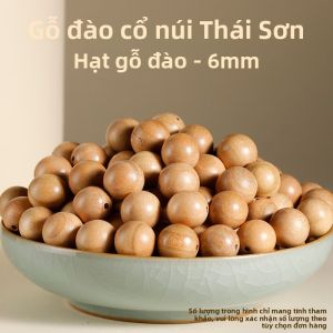 FUJINJIA | Hạt Ngọc Handmade Gỗ Đào Thiên Nhiên Từ Thái Sơn