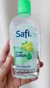 Safi Olive Oil 150ml – With Lemongrass Rose Hip Gamat & Vitamins A C & E for Brightening Skin