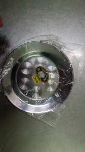 Dĩa Inox cạn tròn đựng thức ăn nhiều size từ 14cm đến 20cm