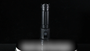 ASAFEE CY-016 Multi-Function LED Flashlight Digital Power Display Side White/Red Light 9 Modes for Camping Work Emergency USB Rechargeable Waterproof