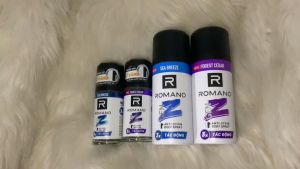 Xịt ngăn mùi toàn thân/ Lăn khử mùi Romano Gen Z hương thơm trẻ trung 3X tác động 40ml/ 140ml
