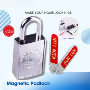 Magnetic Padlock Anti-theft Technology Anti-rust Lock Without Keyhole Lock