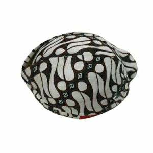 Blangkon Jogja Jebeh Motif Batik Putih Murah