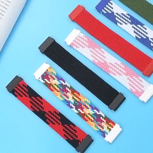 Braided Solo Loop For Samsung Galaxy Watch 7 6 5 4 40mm 44mm Strap FABRIC Nylon Elastic belt bracelet strap Galaxy Watch 6/5 Pro/4 Classic 43mm 47mm 42/46mm 45mm Strap