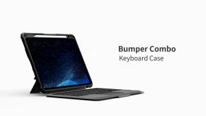 NILLKIN BUMPER COMBO Wireless Bluetooth Backlit Keyboard Case Samsung Galaxy Tab S10 S9 FE Plus S8 Plus S7 FE Plus 5G Camera Smart Flip Case Cover