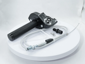 Quick Action CNC Throttle Grip Motorcycle handlebear Set with Cable