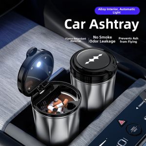 MENGDAO | Covered High-end Anti-flying Ash Cigarette Ashtray for Car