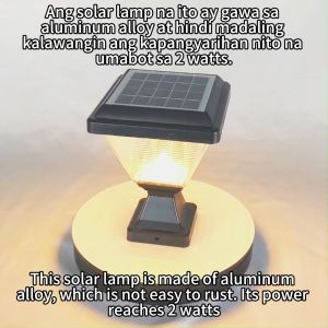 Solar lights with solar panel waterproof garden decorative retro lights for outdoor terrace lawn