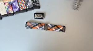 Braided Bands Compatible with Fitbit Charge 6/5 Band Women Men|Sport Nylon Loop Replacement Straps for Fitbit Charge 6/Charge 5