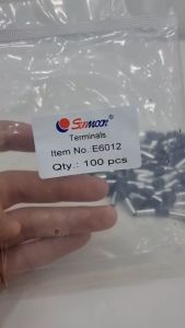 หางปลาคอร์ดเอ็น E6012 สีดำ SUNMOON ( 100ตัว/ถุง) (NE)