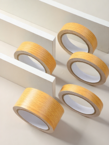 KEERMAN | Yellow Oak Wooden Grain Self-adhesive Edge Trimming Strips