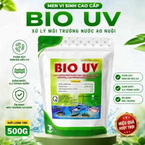 BIO UV 1KG – Vi Sinh Xử Lý Nước Ao Tôm Cá Phân Hủy Hữu Cơ Hỗ Trợ Giảm NH3 H2S NO2