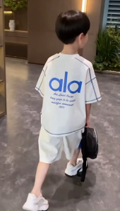 Terno for Kids Boy Classic White Fashionable Outfit 1-5yrs old C35