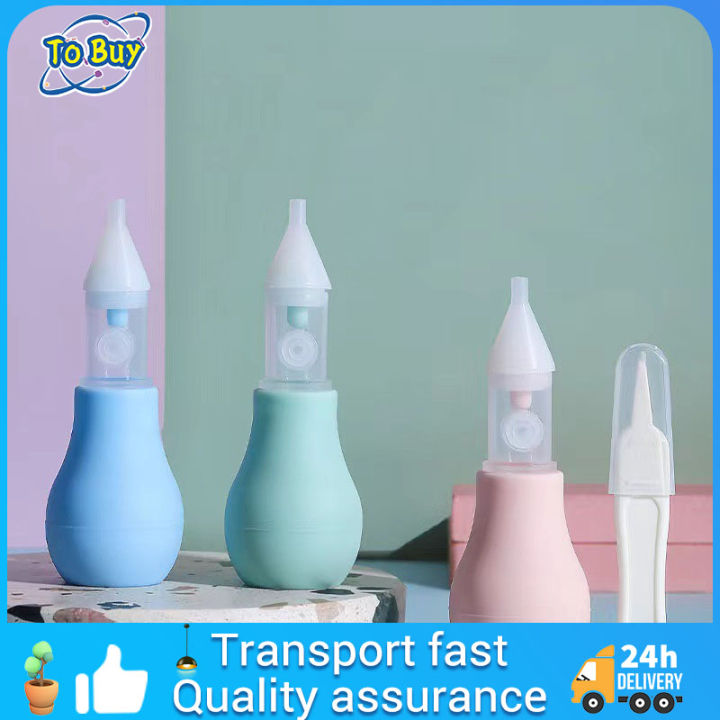 Baby Silicone Nose Suction Device Infant Nose Suction Device Newborn