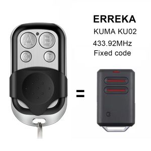 ERREKA KUMA KU02 433.92MHz Fixed Code Remote Control For Garage Door Gate