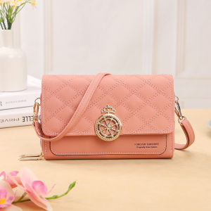 Túi Đeo Chéo Thời Trang Đa Năng Jiaoxuelan Phong Cách Hàn Quốc Mới Túi Đựng Điện Thoại Di Động Vuông Nhỏ Túi Đeo Vai Đa Năng Cổ Điển