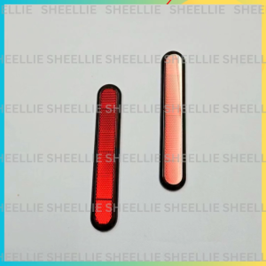 COD 1PAIR 3R Car Plastic Reflect Warning Sticker Outside Trunk Bumper Reflector Rear Bumper