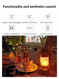 JUYU | Vintage Style Solar Lantern
