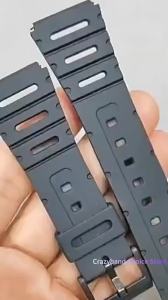 20mm Dây Đeo Đồng Hồ Silicon Cho Casio CA-53W CA-61W FT-100W Retro Nam Kỹ Thuật Số Thay Thế Nhựa Dây Đeo Nhựa