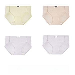 MiiOW | กางเกงชั้นในทรงสามเหลี่ยมผ้าฝ้ายบริสุทธิ์สำหรับเด็กผู้หญิง กางเกงชั้นในผ้าฝ้ายระบายอากาศได้ดี ไร้รอยต่อ ไร้ตะเข็บ ทรงบาง ป้องกันแบคทีเรีย