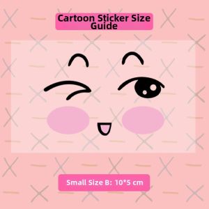 ZUNYI | Scratch Cover Cute Face Sticker Decal