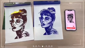 A4 tatoo paper 50pcs กระดาษสำหรับโอนรอยสักอักขระแบบ A4 50 แผ่น กระดาษพิมพ์ด้วยความร้อน กระดาษสำหรับโอนรอย