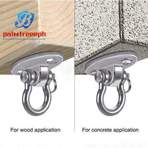 【Fast Delivery】1PCS- 180° Swivel Stainless Steel Hooks 2000 lbs Capacity Heavy Duty Hooks Hanging Hardware for Porch Hammock(Two styles randomly sent)
