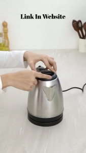 2L Electric Kettle 1500W Stainless Steel Water Kettle Auto Shut-Off Boil Dry Protection 2-Pin  Fast Boiling Hot Water Kettle
