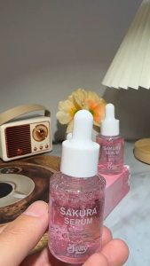 SOUG Sakura Skin Care Set Brightening Facial Serum Lighten Blemishes Cream Reduce Wrinkles Moisturizer Sunscreen Niacinamide