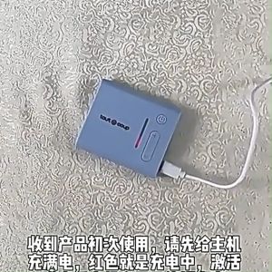 G2E Waist Massager Slimming and Fitness Device EMS Pulse Current Weight Loss Device Vibration Heating Multi-Speed Rechargeable Blue瘦腰健身仪腰带