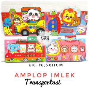 Angpao Angpau Imlek Panjang Transportasi Animal Mobil