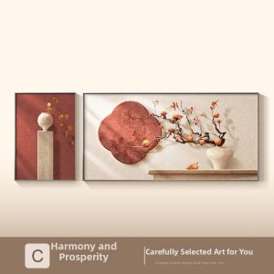 HAIMASHENGKANG | Antique Style Luck-bringing Advanced Two-piece Wall Hanging New 2026
