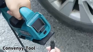 Reaim Pompa Angin Digital Portable 21V - Pompa Ban Mobil & Motor Display LCD Auto Stop untuk Truk