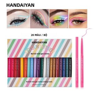 Bộ Bút Kẻ Mắt Dạng Kem Không Thấm Nước Bộ Trang Điểm Mắt Dạng Gel Mịn Lâu Trôi Với Màu Sắc Sống Động Để Sử Dụng Chuyên Nghiệp