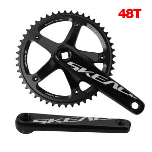 Bộ Trục Giữa Xe Đạp Hợp Kim Nhôm SKEACE 48T/49T 144BCD Một Tốc Độ 165mm Dành Cho Xe Đạp Đường Trường Xe Đạp Bánh Cố Định Xe Đạp BMX