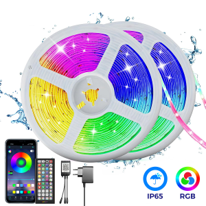 20M/30M Outdoor IP68 Waterproof Light String APP + Bluetooth + Remote Control RGB Decorative Light EU Plug