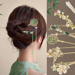 1ชิ้นปิ่นจีนโบราณสำหรับผู้หญิง Hanfu ผม Stick พร้อมพู่สไตล์จีนดั้งเดิมกิ๊ฟติดผมใหม่