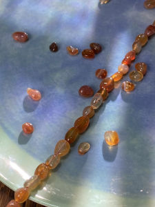 Natural Red Agate Irregular Beads 6*8mm DIY Bracelet Necklace Jewelry Accessories Old Material Fashion Accessories