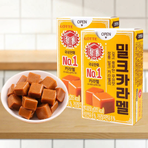 Lotte | Caramel Milk Flavored Toffee Soft Candy for Kids