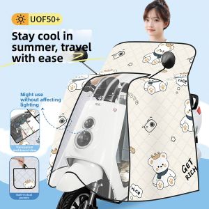 LUKSEN | Large Sun Protection E-Scooter Windshield Cover