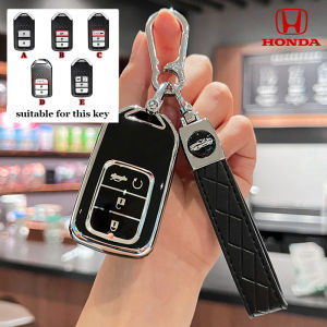 TPU key case for Honda JAZZ / HRV / CRV / BRV / CITY / ACCORD / CIVIC Car key case Honda keychain