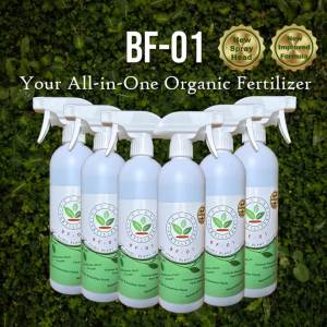 [6 Bottles] BF-01 Liquid Organic Fertilizer–All-in-one Plant / Gardening Solution (A product of Beyond Fertilizersᵀᴹ)