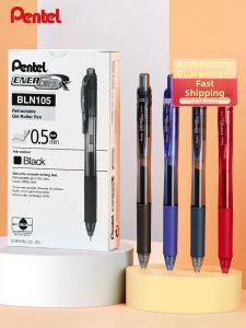 pentel | Quick-drying Ballpoint Pen for Students Exams and Study Black