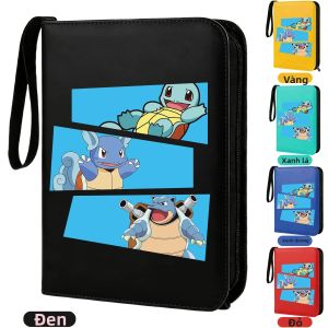 Bandai | 400 Chiếc Anime Thẻ Album Sách-Charizard Bulbasaur Mewtwo Bộ Sưu Tập Lưu Trữ Thư Mục Thẻ Trò Chơi Chất Kết Dính Giá Đỡ Quà Giáng Tặng Cho Người Hâm Mộ
