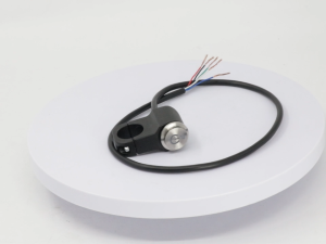 Motorcycle Universal Metal Button Switch Led Headlights Waterproof Double Flashing With Light Horn 5-Wire Red