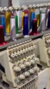 `ดิ้นปักผ้าแบบเส้นกลมสำหรับจักรปักคอมพิวเตอร์ หรือสำหรับงานทอผ้า ยาว 3000 เมตรต่อหลอด Metallic yarn เส้นแกนดิ้นแข็งแรงไม่ขาดง่าย