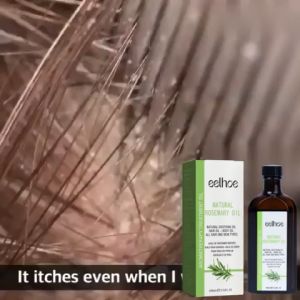 Eelhoe Rosemary Hair Care Oil Prevents Frizz Lasting Soft Fragrant Repairs Permed And Dyed Hair Care Oil 100ml
