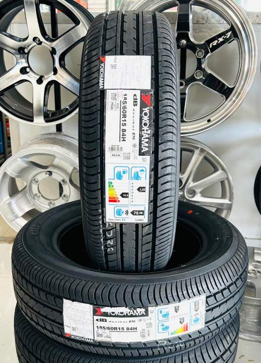 185/60R15 84H YOKOHAMA dB E70 TW280AA(รุ่นติดรถวีออส) ยางใหม่ปี 25🇹🇭 ...