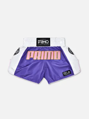 กางเกงสู้กีฬาแบบสั้น Primo กางเกงสู้กีฬาแบบสั้นสำหรับฝึกซ้อมและแข่งขัน วัสดุโพลีเอสเตอร์ สำหรับทั้งชายและหญิง