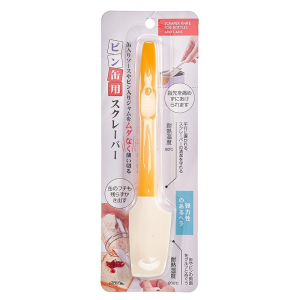 เชือกผสมเนยแบบยืดหยุ่นระดับอาหารสำหรับอบขนมปัง ช้อนผสมเนย ช้อนอบ ช้อนเช็ดด้านในขวด เครื่องมือที่ไม่ต้องล้าง